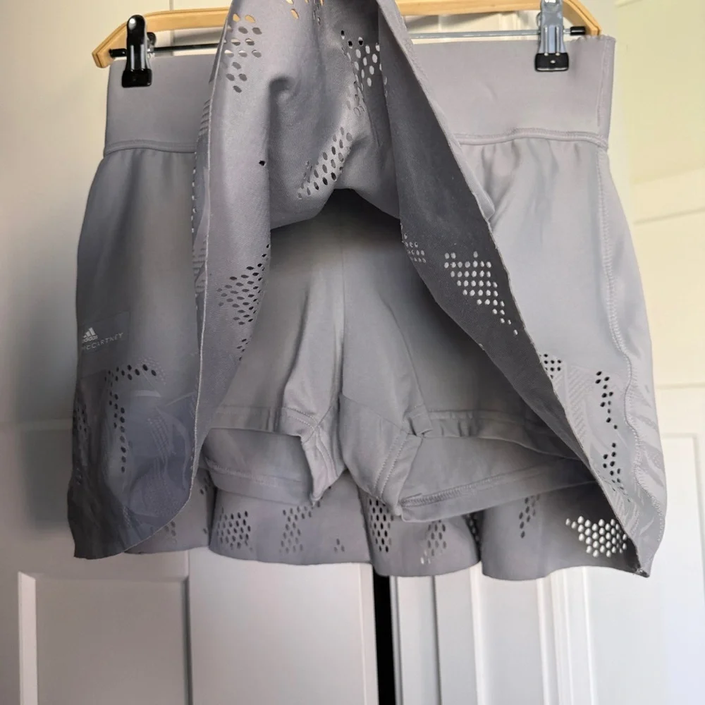 adidas Stella McCartney Court Floral Skirt Women‎ gray workout stretch